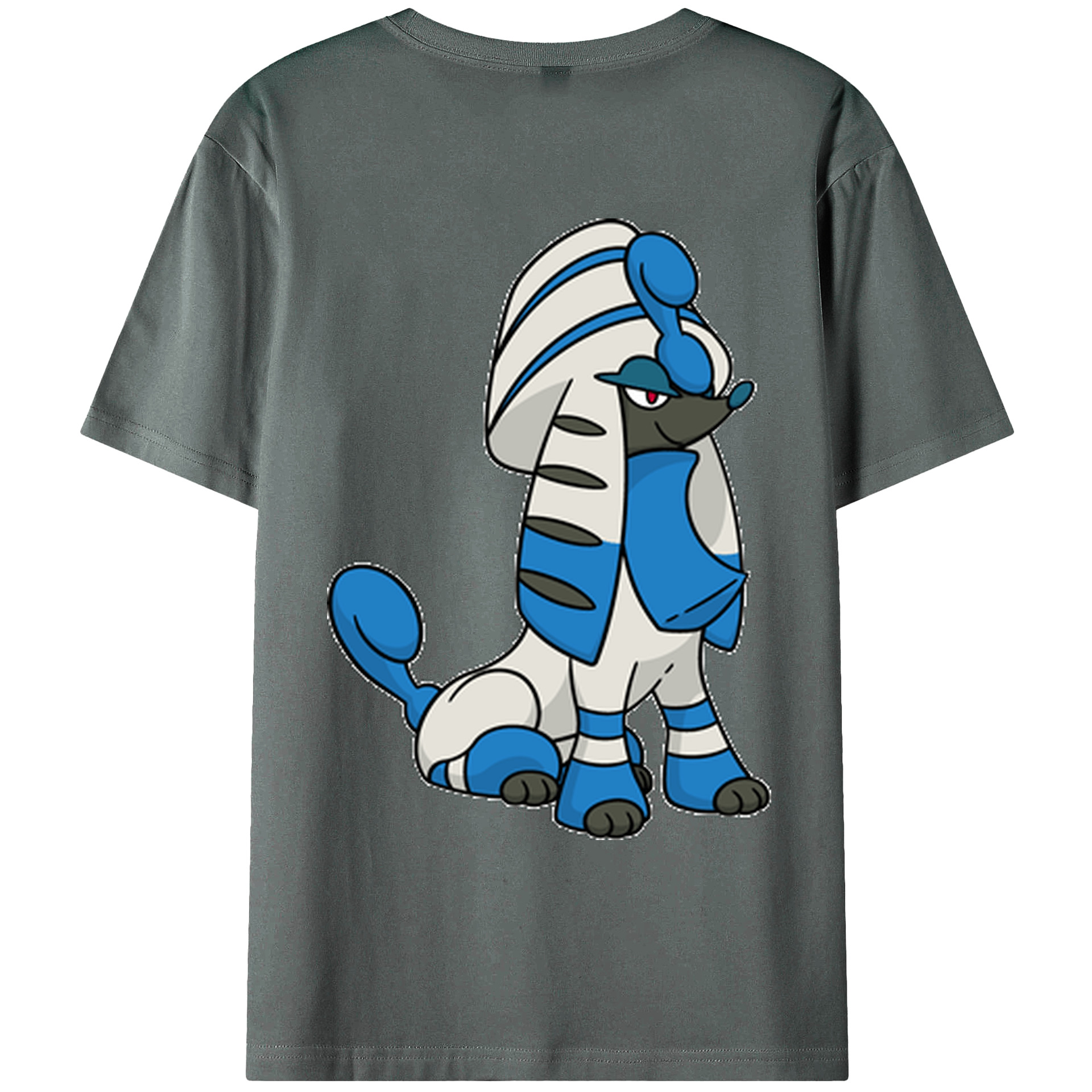 （画像用） ポケットモンスター Pokémon 綿100％ メンズ半袖Tシャツ（バックプリント） 通気性
